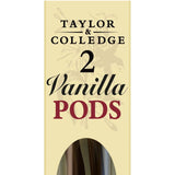 Taylor & Colledge 2 Organic Vanilla Pods 2 per pack GOODS M&S
