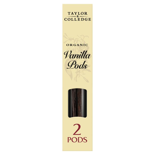 Taylor & Colledge 2 Organic Vanilla Pods 2 per pack GOODS M&S