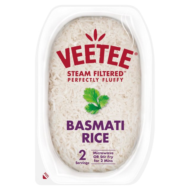 Veetee Heat and Eat Basmati Microwave Rice Tray 280g GOODS M&S