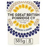 The Great British Porridge Co Blueberry & Banana Instant Porridge 385g GOODS M&S