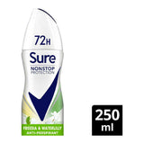 Sure Women Nonstop Freesia & Water Lily Antiperspirant Deodorant Aerosol 250ml GOODS Boots