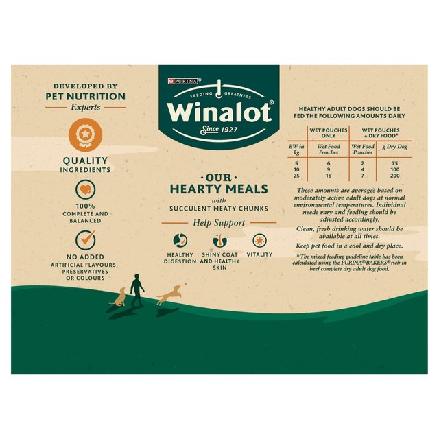 Winalot Sunday Dinner Mixed in Gravy Wet Dog Food    12 x 100g GOODS M&S