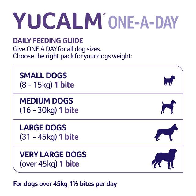 YuMOVE Chewies One a Day Dog Calming Supplement Small Dog 30 per pack GOODS M&S