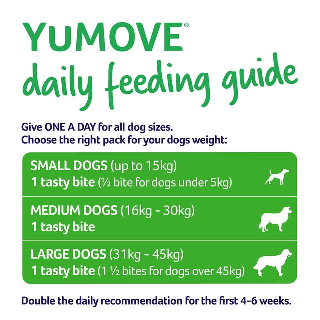 Yumove Chewies One a Day Dog Joint Supplement Medium Dog 30 per pack GOODS M&S