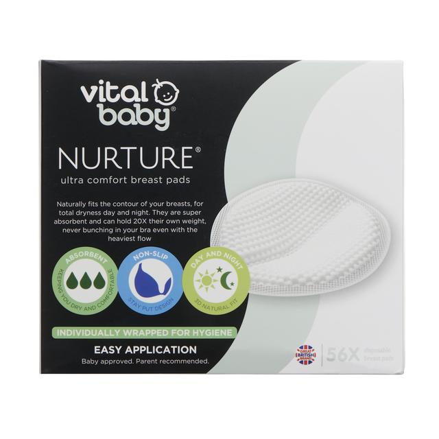 Vital Baby Ultra Comfort Breast Pads 56 per pack GOODS M&S