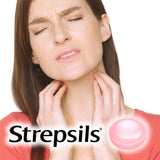 Strepsils Strawberry Sugar Free Sore Throat Lozenges 36 per pack GOODS M&S