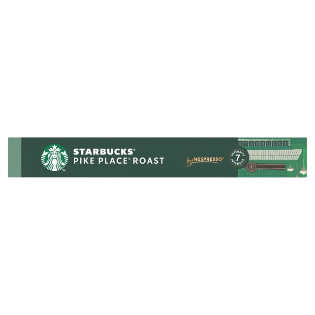 STARBUCKS by NESPRESSO Pike Place Lungo Coffee Pods 10 per pack GOODS M&S
