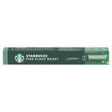 STARBUCKS by NESPRESSO Pike Place Lungo Coffee Pods 10 per pack GOODS M&S