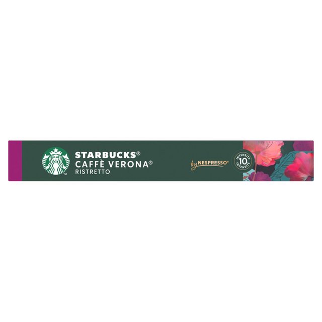 Starbucks by Nespresso Cafe Verona Espresso Coffee Pods 10 per pack GOODS M&S
