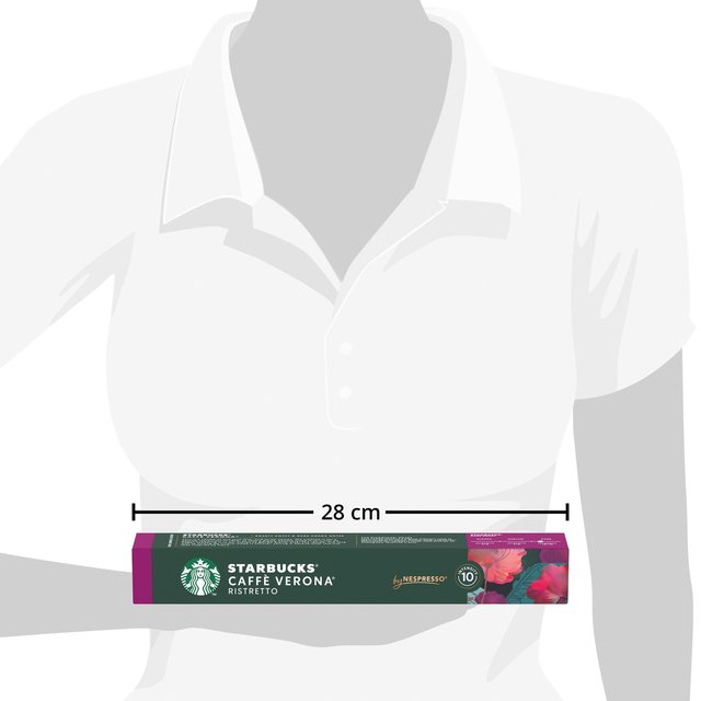 Starbucks by Nespresso Cafe Verona Espresso Coffee Pods 10 per pack GOODS M&S