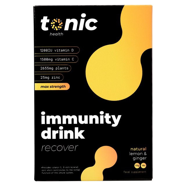 Tonic Health High Dose Winter Immunity Lemon & Ginger Sachet 55g GOODS M&S