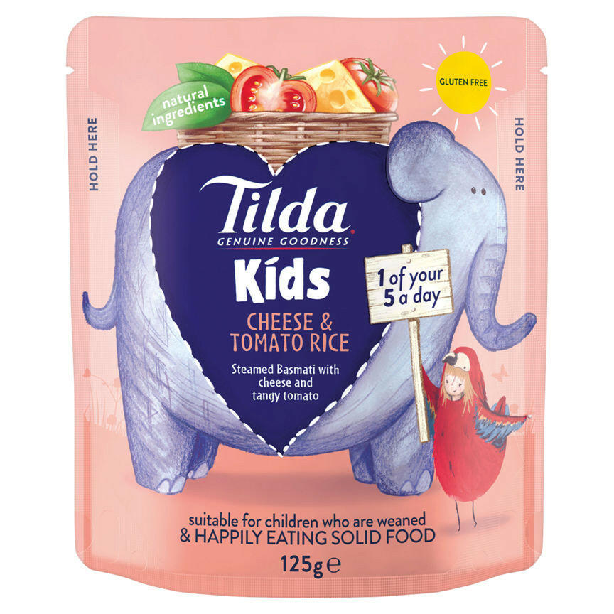 Tilda Kids Cheese & Tomato Rice Rice, Pasta & Noodles ASDA