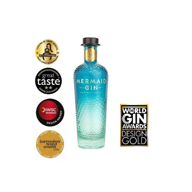 The Isle of Wight Distillery Mermaid Gin 70cl GOODS M&S