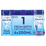 Aptamil 1 First Infant Baby Milk Formula Liquid Ready to Feed from Birth 6 x 200ml - McGrocer