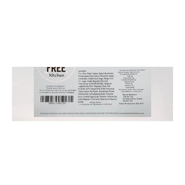 Gluten Free Kitchen Vegan Mango & Cinnamon Cupcakes 3 x 75g - McGrocer