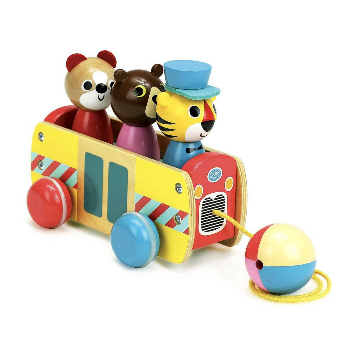 Vilac Coach Pull Toy GOODS Boots