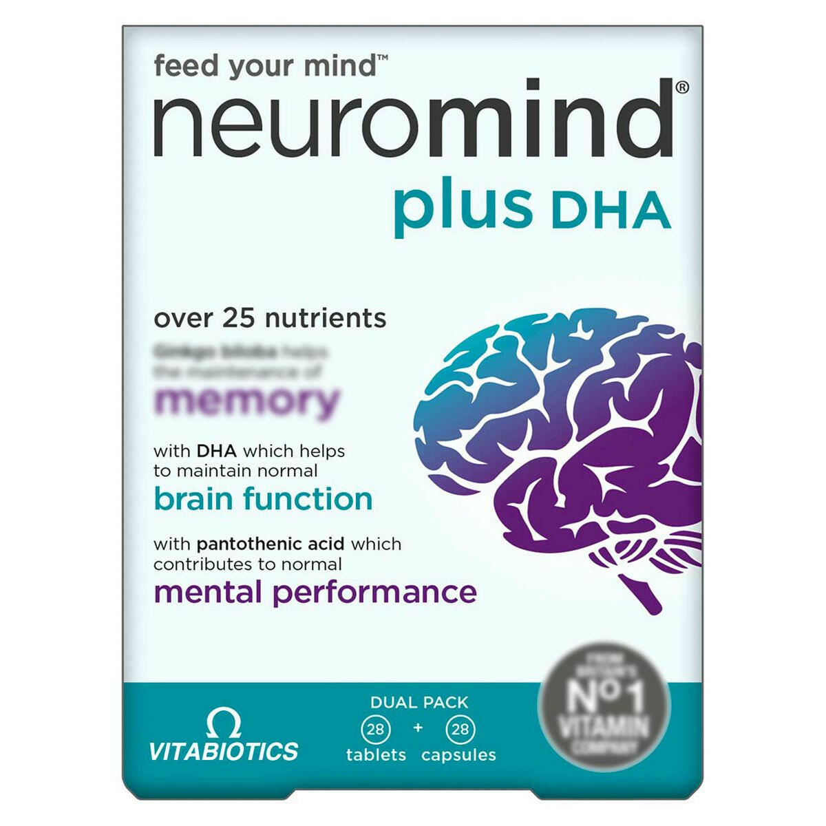 Vitabiotics Neuromind Plus DHA 28 Tablets & 28 Capsules GOODS Boots