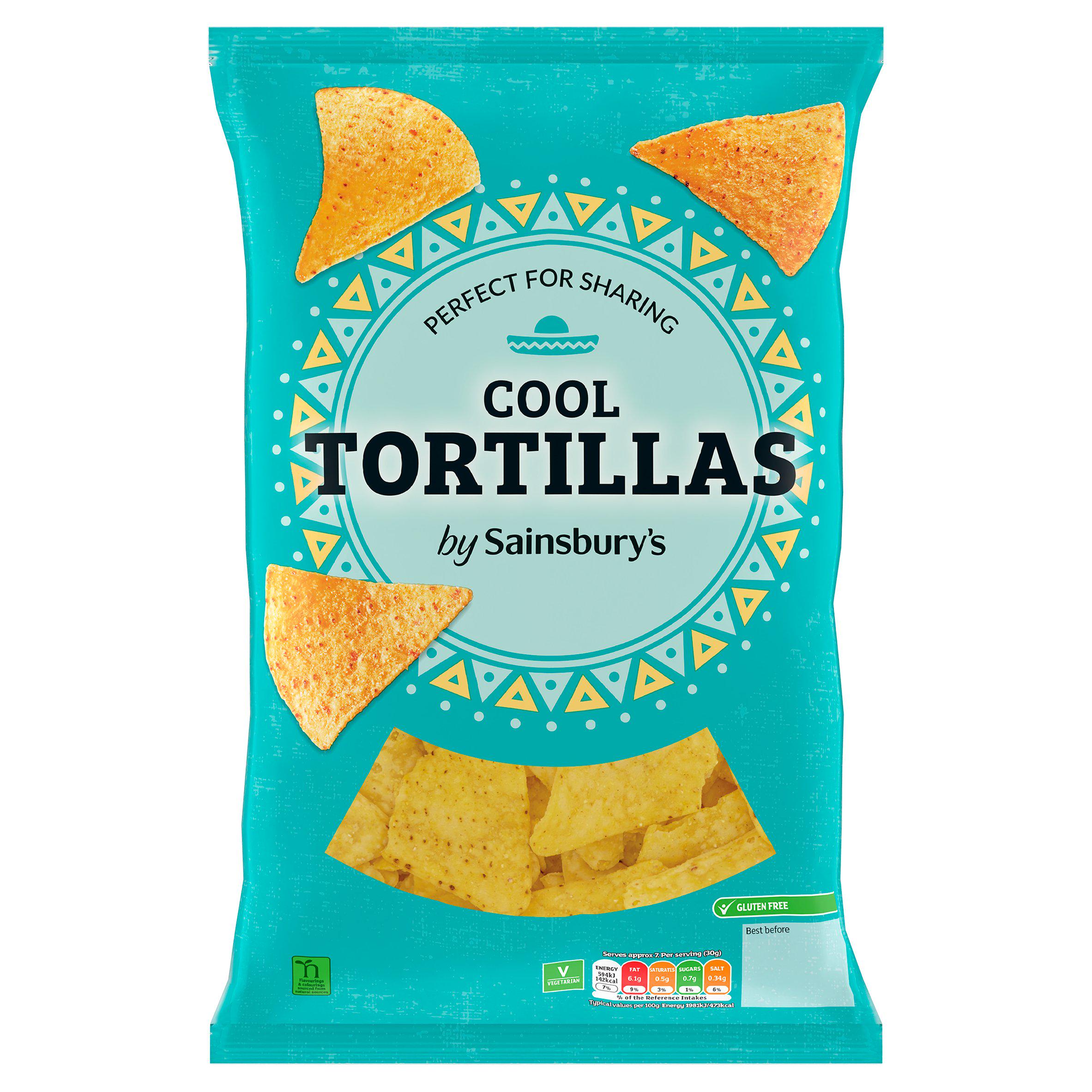 Sainsbury's Tortilla Chips Cool 200g - McGrocer