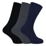THMO Mens Thick Warm Bamboo Thermal Socks 12-14 UK GOODS Superdrug Black Navy Grey