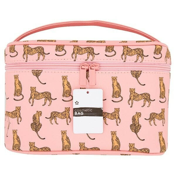 Superdrug Cosmetic Case Cheetah Print GOODS Superdrug