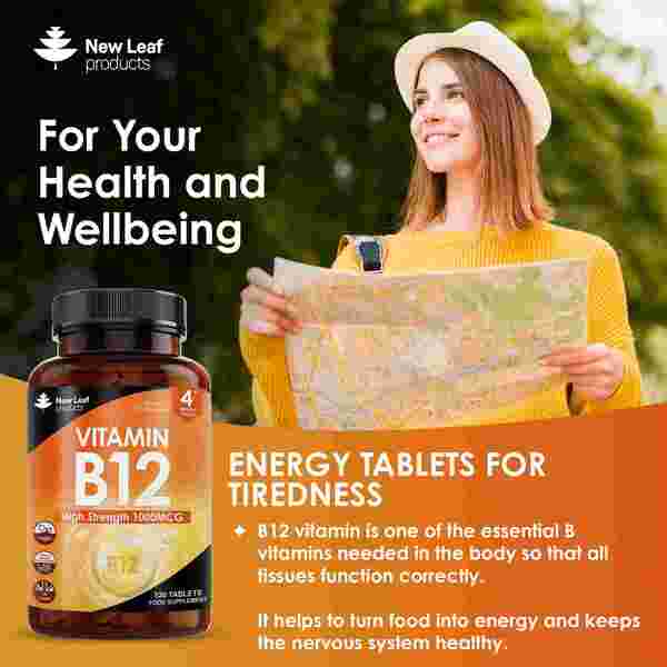 Vitamin B12 High Strength Tablets - 1000mcg MeCbl Supplement GOODS Superdrug