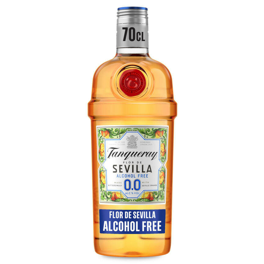 Tanqueray Flor De Sevilla Alcohol Free Spirit 0% vol 70cl Bottle GOODS ASDA