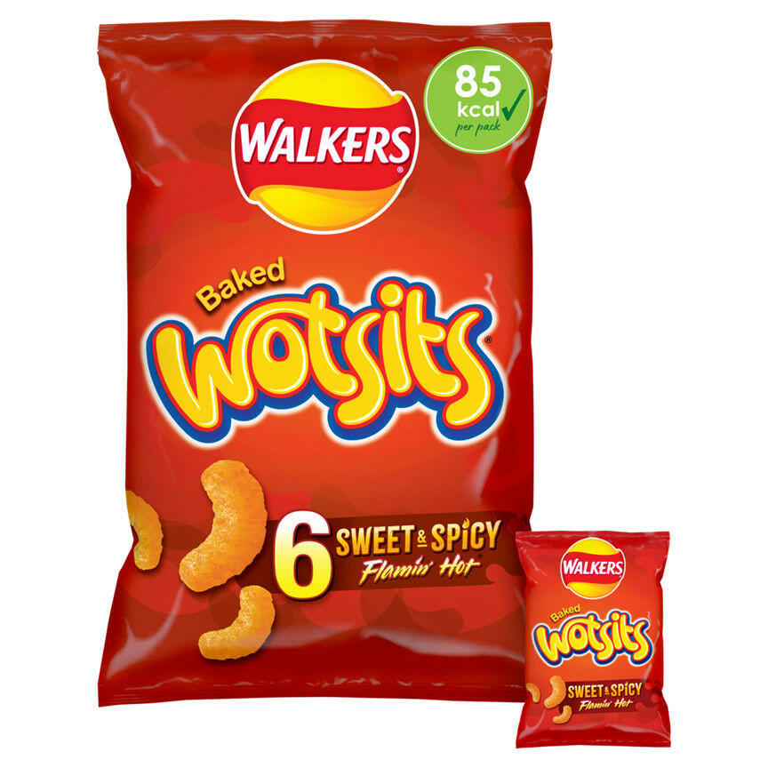 Walkers Wotsits Flamin' Hot Multipack Crisps GOODS ASDA