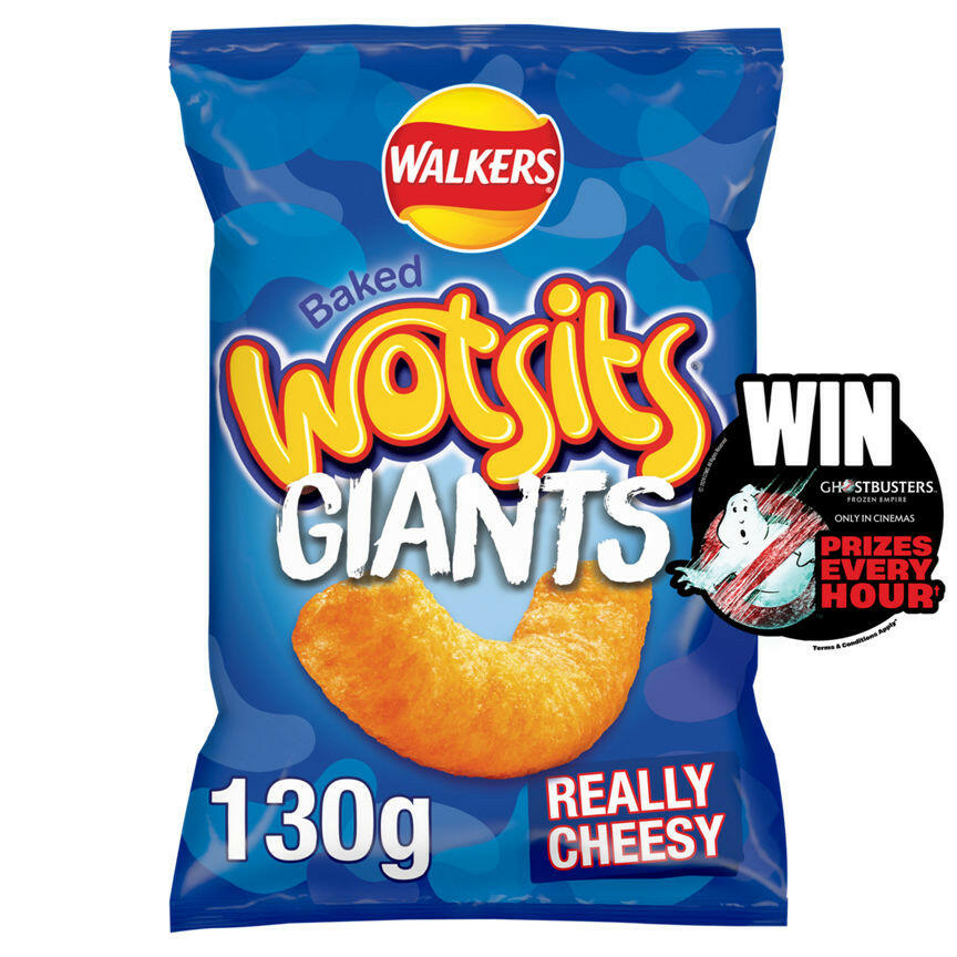 Walkers Wotsits Giants Really Cheesy Sharing Crisps GOODS ASDA
