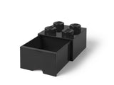 Lego 4 Stud Black Storage Brick Drawer