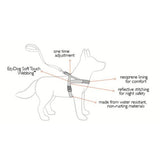 EzyDog Quick Fit Black Dog Harness Medium