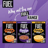 FUEL 10K Chocolate Protein Porridge Sachets Oat Cereal Sachets