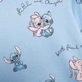 MS Girls Lilo Stitch Pyjamas 10-11 Years Blue