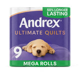 Andrex Ultimate Quilts Toilet Roll Mega Rolls
