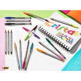 BIC Cristal Large Smooth Glide Ballpoint Pens Blue