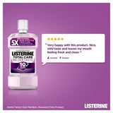 Listerine Total Care 10-in-1 Milder Taste Zero Alcohol Mint Mouthwash