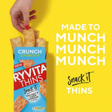 Ryvita Snack It Thins Sea Salt Cider Vinegar Flatbread Snacks