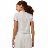 MS Rib T-Shirt 7-8 Years Grey Marl