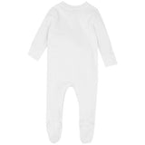 MS Baby Pure Cotton Sleepsuits White 3-6 Months