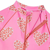 MS Girls Heart long sleeve swimming costume 6-7 Years Multi