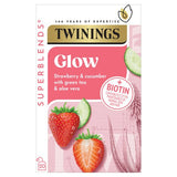Twinings Superblends Glow with Strawberry Cucumber Green Tea