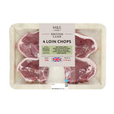 MS Select Farms 4 British Lamb Loin Chops