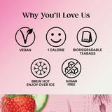 Twinings Superblends Glow with Strawberry Cucumber Green Tea