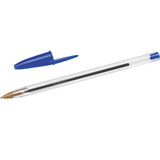 BIC Cristal Original Ballpoint Pens Blue Box of 10