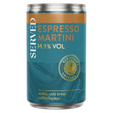 Served Espresso Martini