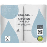 Ocado Kitchen Towels 100 Recycled Paper