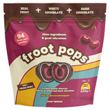 Froot Pops freshly frozen cherries coated in white and dark chocolate
