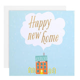 MS House Cloud Happy New Home Card