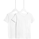 M&S Kids Heatgen Thermal Tops, 2 Pack, 9-10 Years, White