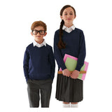 MS Pure Cotton School Jumper 10-11 Years Navy