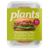 Plants Chickpea Pea Lemon Zest Protein Veggie Burger